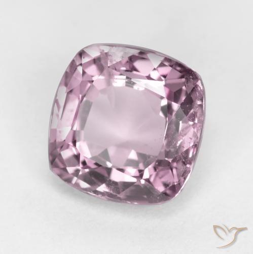 Espinélio Roxo rosado Natural 1.39ct, Almofada, VS