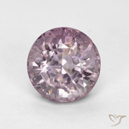 Espinélio roxo natural 0,68ct, corte redondo, VS-SI