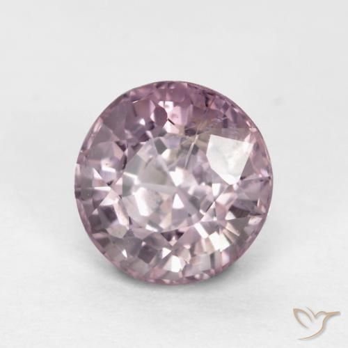 Espinélio roxo natural 0,68ct, corte redondo, VS-SI
