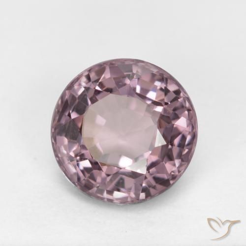 Espinélio Roxo rosado Natural 0,61ct, Corte Redondo, VS