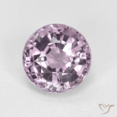 0.63ct Natural Cinzento Rosado Roxo Espinélio, Redondo, VS