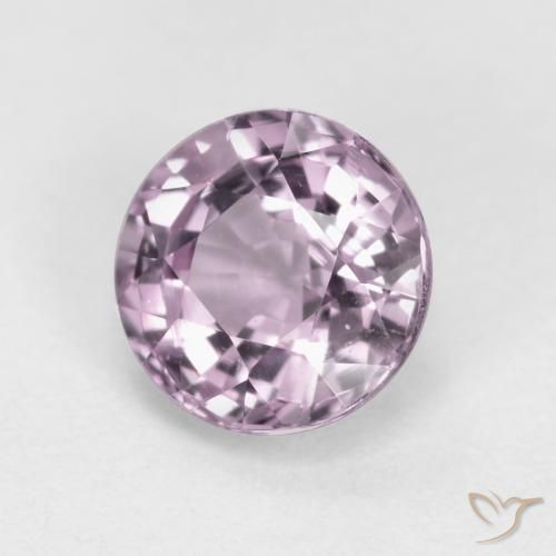 Espinélio Cinzento Rosado Roxo Natural 0.63ct, Redondo, VS