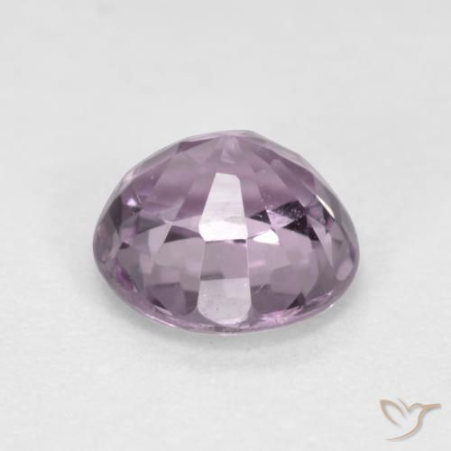 Espinélio Cinzento Rosado Roxo Natural 0.63ct, Redondo, VS