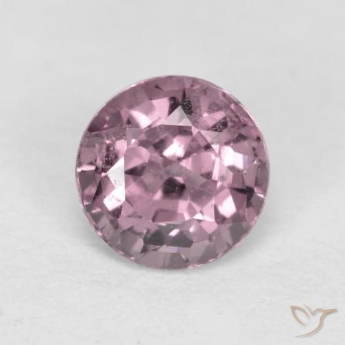 0.51ct Natural roxo médio Espinélio, Redondo, VS