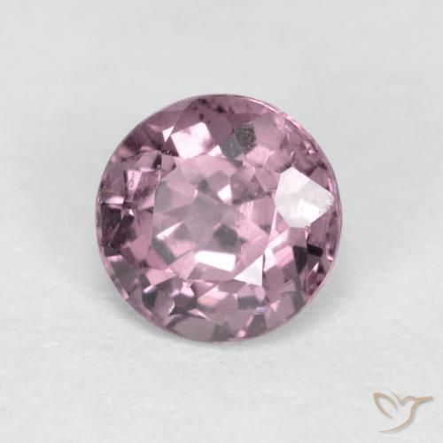 Espinélio roxo médio Natural 0.51ct, Redondo, VS