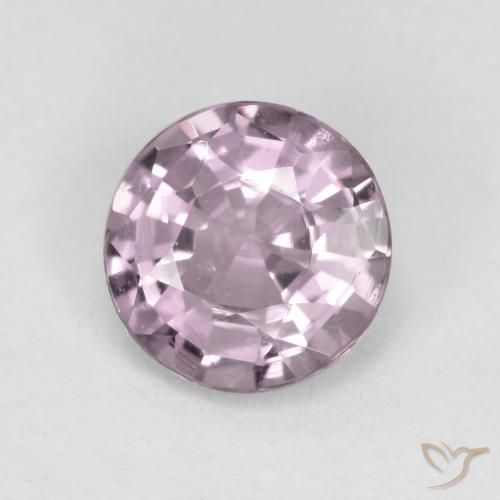 0.50ct Natural Roxo muito claro Espinélio, Redondo, VS