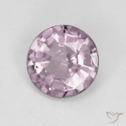 Espinélio Roxo muito claro Natural 0.50ct, Redondo, VS