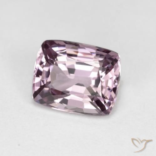 Espinélio Luz roxa Natural 1.57ct, Almofada, VVS-VS