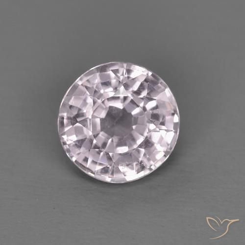 0.57ct Natural Violeta acinzentado Espinélio, Redondo, VS
