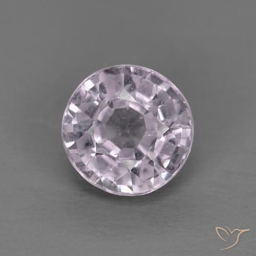 0.68ct Natural Violeta Muito Claro Espinélio, Redondo, VS