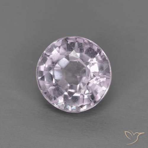 Espinélio Violeta Muito Claro Natural 0.68ct, Redondo, VS