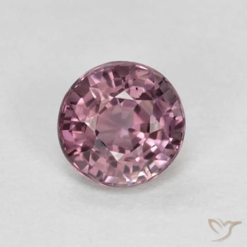 Espinélio roxo avermelhado Natural 0.56ct, Corte Redondo, VS
