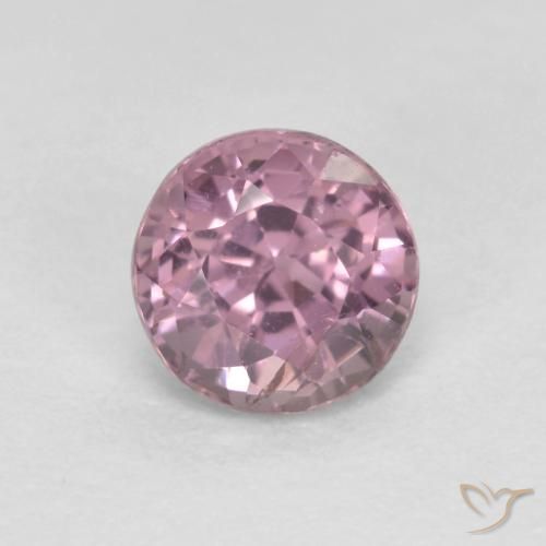 0.68ct Natural lavanda profunda Espinélio, Redondo, VS