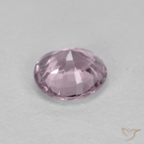 Espinélio Roxo Rosado Muito Claro Natural 0.58ct, Redondo, VS