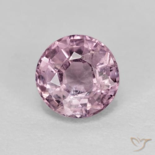 0.64ct Natural roxo médio Espinélio, Redondo, VS