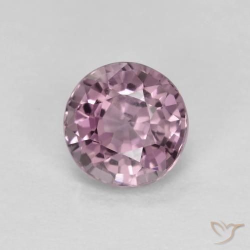 Espinélio roxo médio Natural 0.68ct, Corte Redondo, VVS-VS