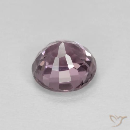 Espinélio roxo médio Natural 0.68ct, Corte Redondo, VVS-VS