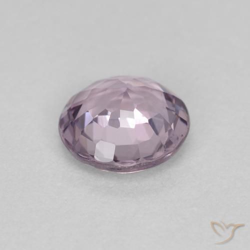 Espinélio violeta natural 0,50ct, corte redondo, VVS-VS