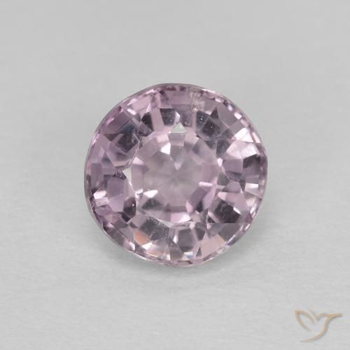 0.60ct Natural Violeta acinzentado Espinélio, Redondo, VVS-VS