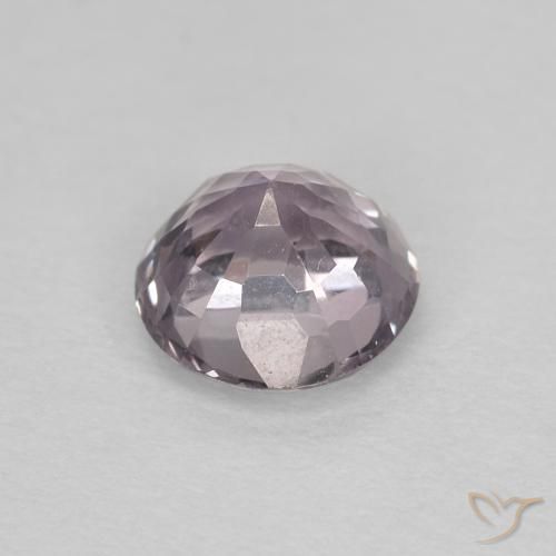 Espinélio Violeta acinzentado Natural 0.60ct, Redondo, VVS-VS