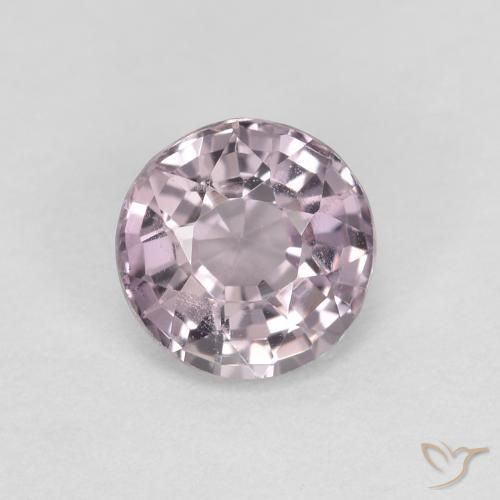 0.58ct Natural Violeta claro Espinélio, Redondo, VVS-VS