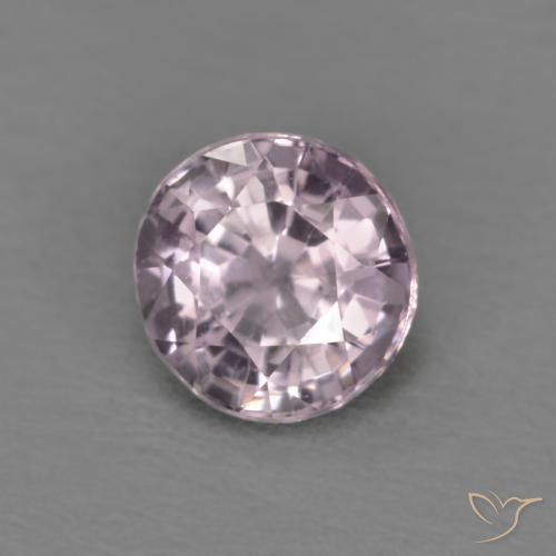 Espinélio Roxo acinzentado claro Natural 0.53ct, Redondo, VVS-VS
