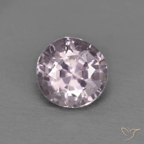 0.67ct Natural Cinzento Rosado Roxo Espinélio, Redondo, VVS-VS