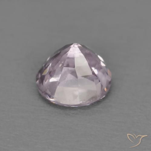 Espinélio Cinzento Rosado Roxo Natural 0.67ct, Redondo, VVS-VS