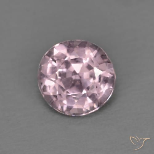 Espinélio roxo natural 0,45ct, corte redondo, VVS-VS