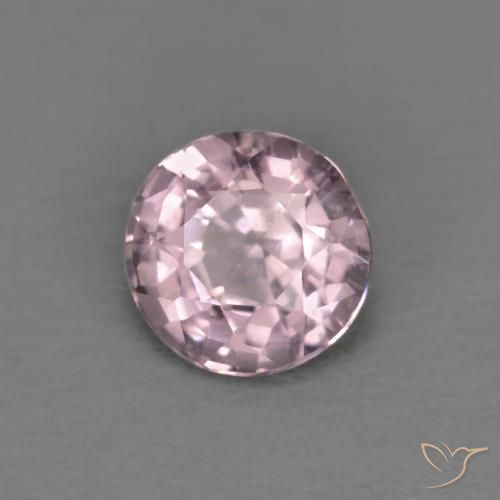 Espinélio roxo natural 0,45ct, corte redondo, VVS-VS
