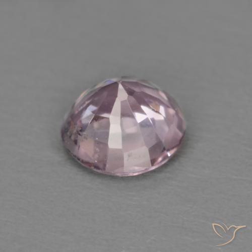 Espinélio Roxo muito claro Natural 0.55ct, Redondo, VVS-VS