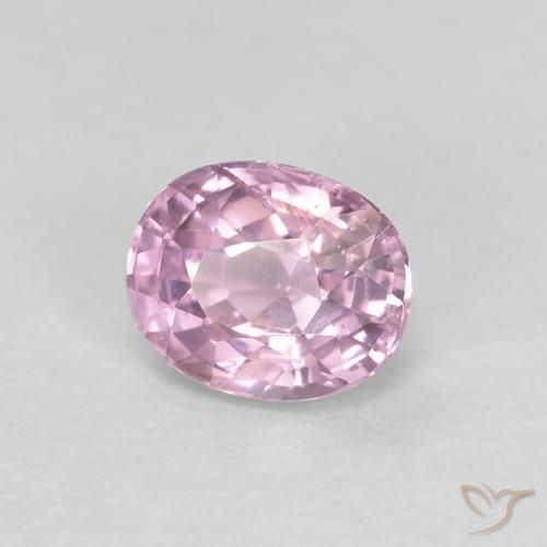 Espinélio Roxo médio-claro Natural 0.44ct, oval, VS