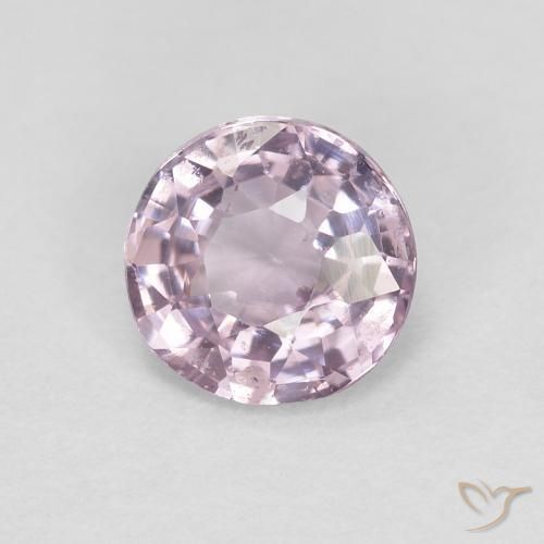 Espinélio Roxo Rosado Muito Claro Natural 0.52ct, Redondo, VS