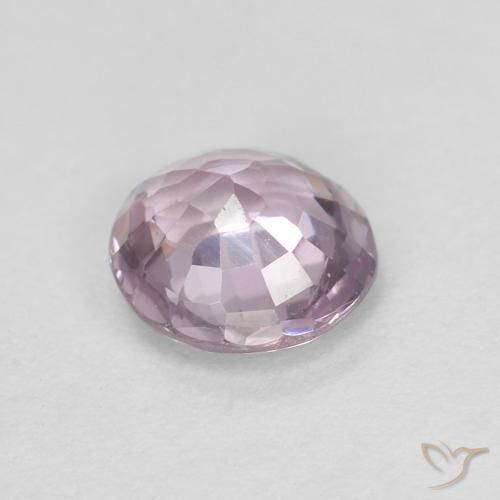 Espinélio Roxo Rosado Muito Claro Natural 0.52ct, Redondo, VS