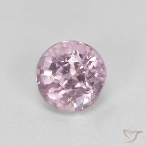 0.55ct Natural Roxo muito claro Espinélio, Redondo, VS