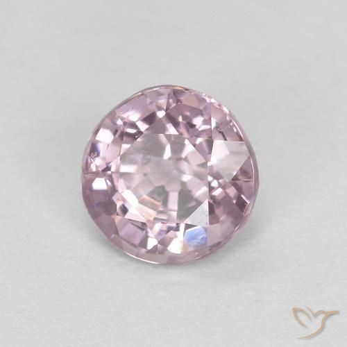 Espinélio Roxo muito claro Natural 0.53ct, Redondo, VS