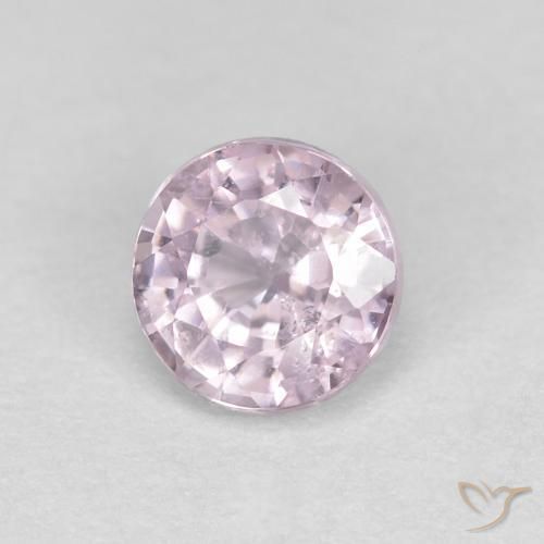 Espinélio Roxo muito claro Natural 0.59ct, Redondo, VS