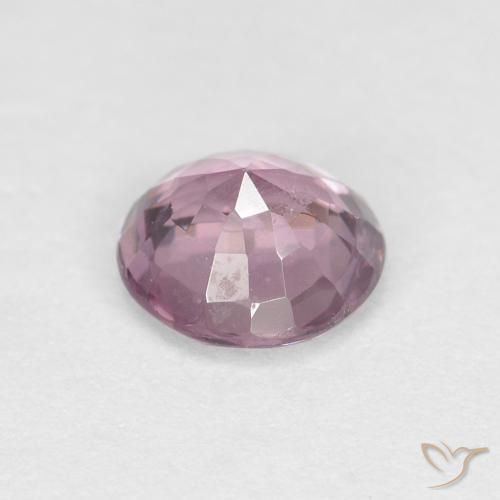 Espinélio Cinza Roxo-Rosa Natural 0.53ct, Redondo, VS