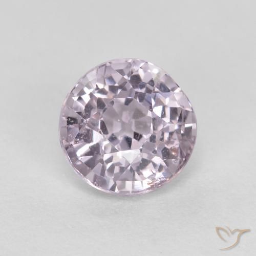 0.63ct Natural Violeta acinzentado Espinélio, Redondo, VS