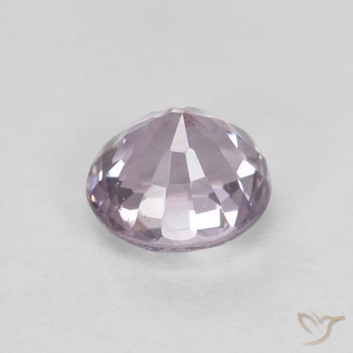 Espinélio Violeta acinzentado Natural 0.63ct, Redondo, VS