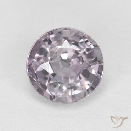 0.68ct Natural Violeta claro Espinélio, Redondo, VVS-VS