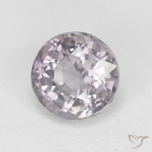 Espinélio Violeta claro Natural 0.68ct, Redondo, VVS-VS