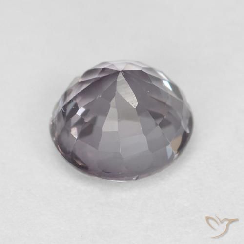 Espinélio Violeta claro Natural 0.68ct, Redondo, VVS-VS