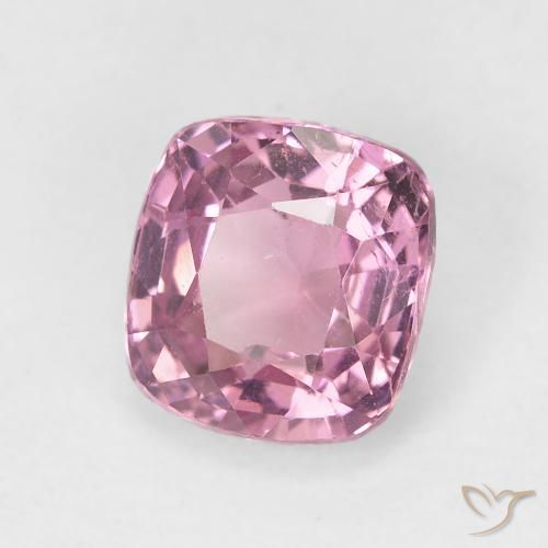 Espinélio rosa natural 1,54ct, almofada cortada, VS