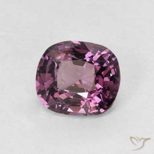 Espinélio Roxo escuro Natural 0.82ct, Almofada, VVS-VS