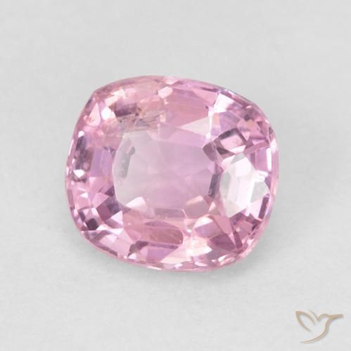 Espinélio rosa natural 0,63ct, almofada cortada, VVS-VS