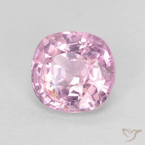 Espinélio Roxo Royal Muito Claro Rosa Natural 0.60ct, Almofada, VVS