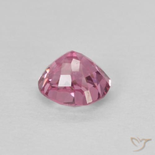 Espinélio rosa natural 0,41ct, almofada cortada, VS