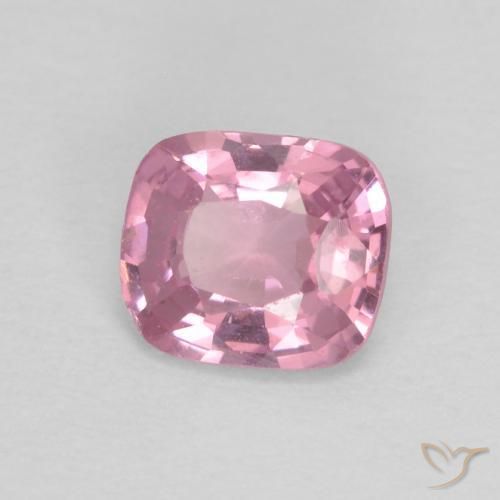 Espinélio Rosa chiclete Natural 0.42ct, Almofada, VVS