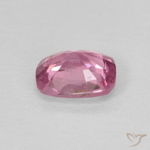 Espinélio Rosa chiclete Natural 0.42ct, Almofada, VVS